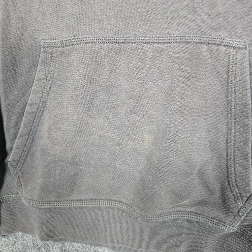 Vintage Y2K Nike Hoodie Mens Medium Spell Out Pullover Distressed Embroidered